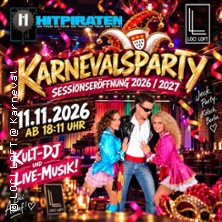 Karneval & Fasching - Kölsch, DJ und Liveband-Party 11.11.2026 Loci Loft