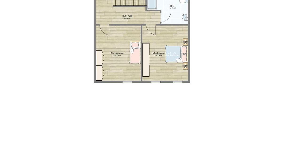 Maisonettenwohnung Nauen - 3 Zimmer, 86 m&sup2;, 1.060&euro; | Angebot:26255285