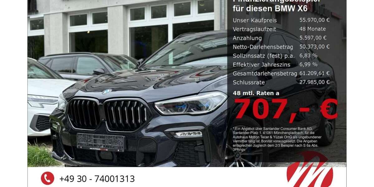 BMW X6 76.500 km 55.970 &euro; Berlin 12305