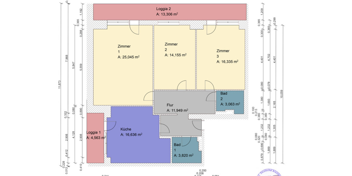 Etagenwohnung Berlin Mitte - 3 Zimmer, 98 m&sup2;, 600.000&euro; | Angebot:26038049