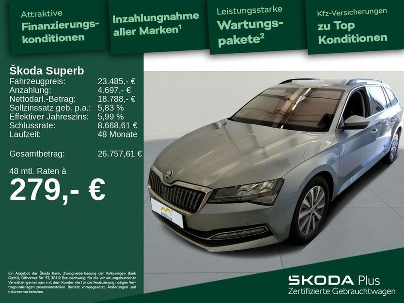 Skoda Superb 67.960 km 23.485 € Berlin 13088