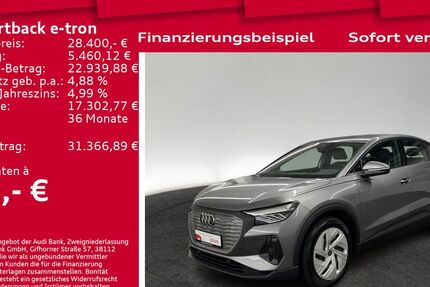 Audi Q4 e-tron 24.700 km 28.200 € Berlin 10587