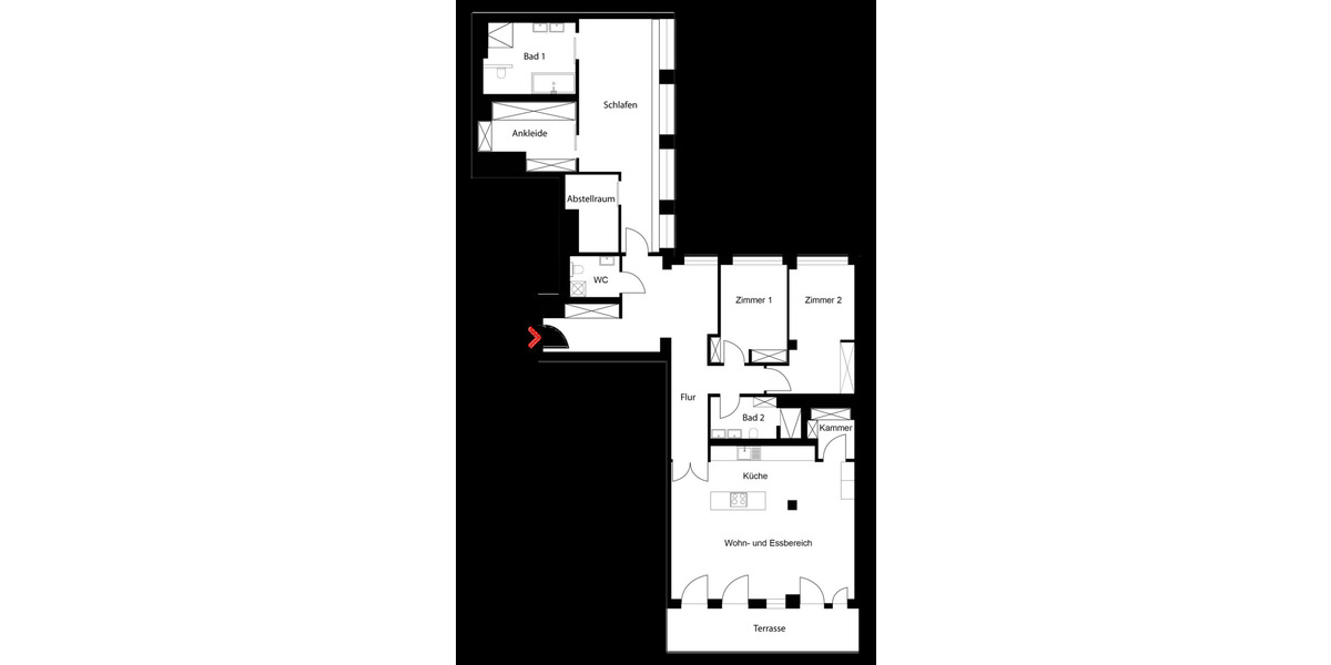 Etagenwohnung Berlin Mitte - 4 Zimmer, 193 m&sup2;, 2.250.000&euro; | Angebot:25803161