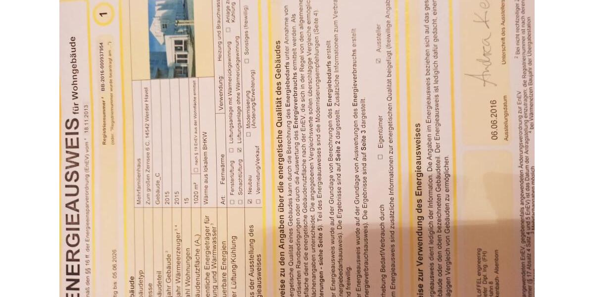 Etagenwohnung Werder (Havel) - 2 Zimmer, 46 m&sup2;, 210.000&euro; | Angebot:24399356