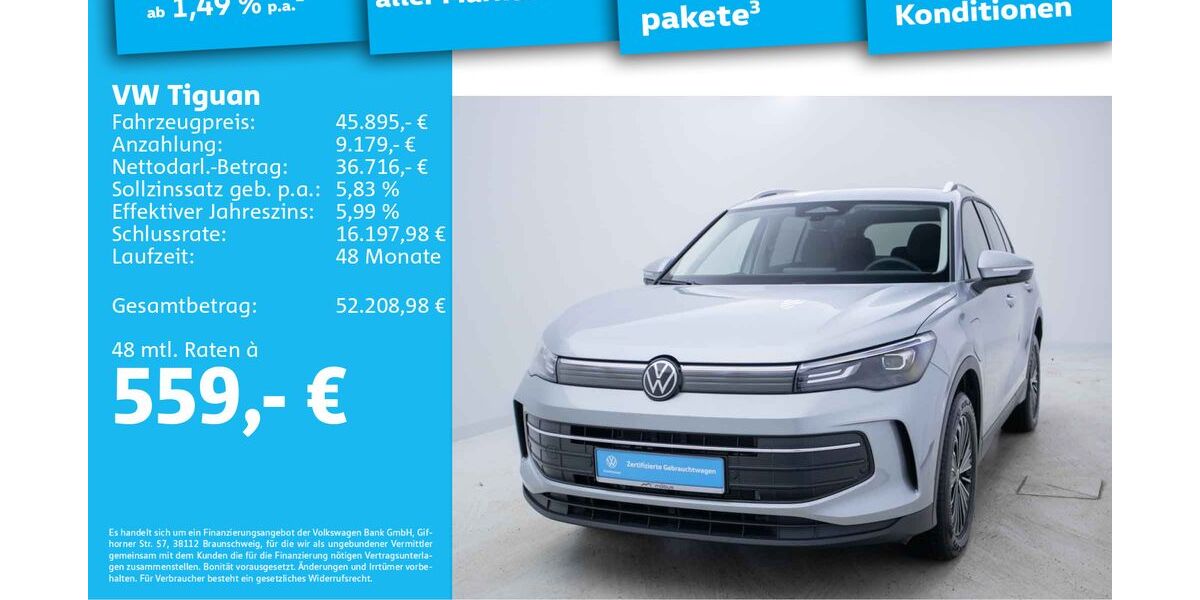 VW Tiguan 6.874 km 42.989 &euro; Berlin 13088