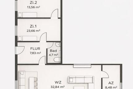 Wohnung Nauen - 5 Zimmer, 108 m&sup2;, 989&euro; | Angebot:24943907