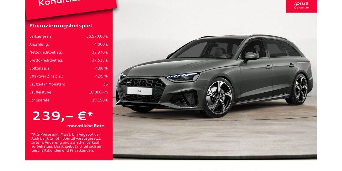 Audi A4 31.577 km 36.970 &euro; Potsdam 14482