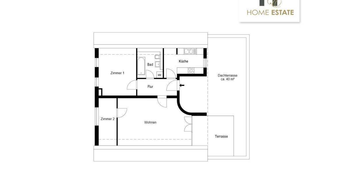Terrassenwohnung Teltow Ruhlsdorf - 4 Zimmer, 80 m&sup2;, 340.000&euro; | Angebot:26807349