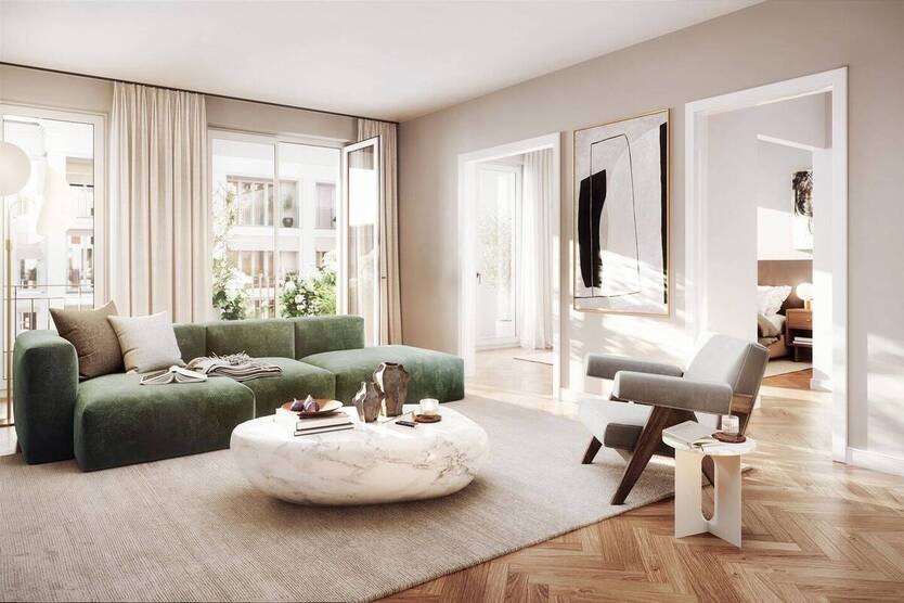 Moderne 2-Zimmer-Wohnung mit viel Licht und hochwertiger Ausstattung