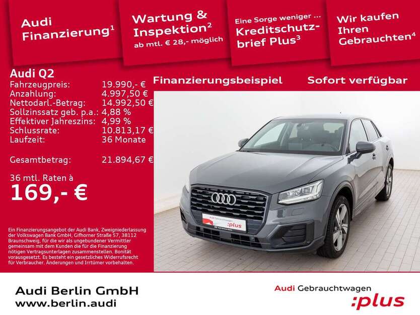 Audi Q2 46.000 km 19.990 € Berlin 12489