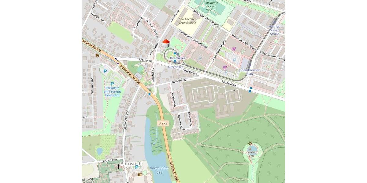 Etagenwohnung Potsdam / Bornstedt Bornstedt - 2 Zimmer, 51 m&sup2;, 209.000&euro; | Angebot:25692985