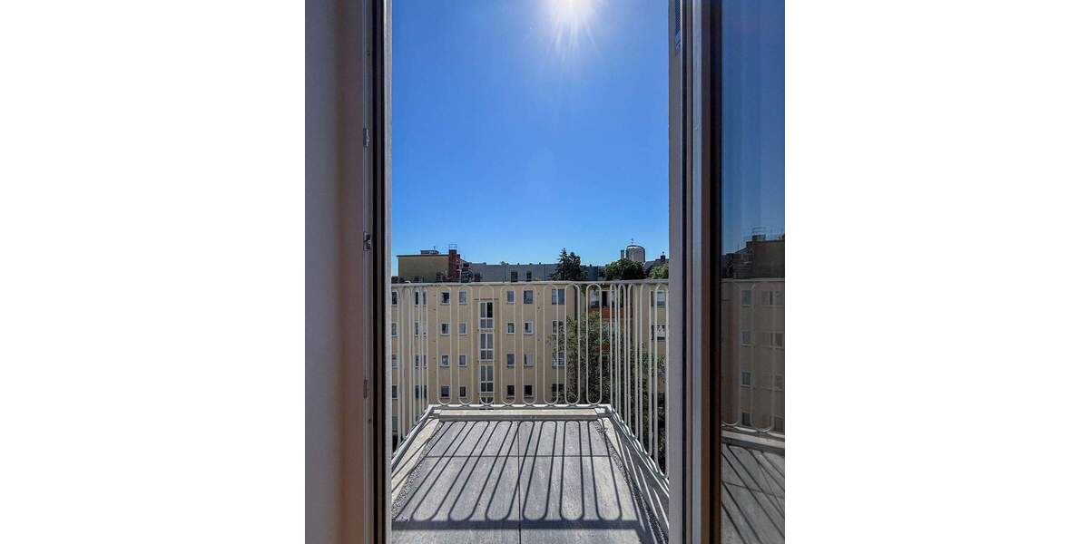 Helle 1-Zimmerwohnung, ruhige Seitenstraße mit urbanem Stadtblick 1 zimmer