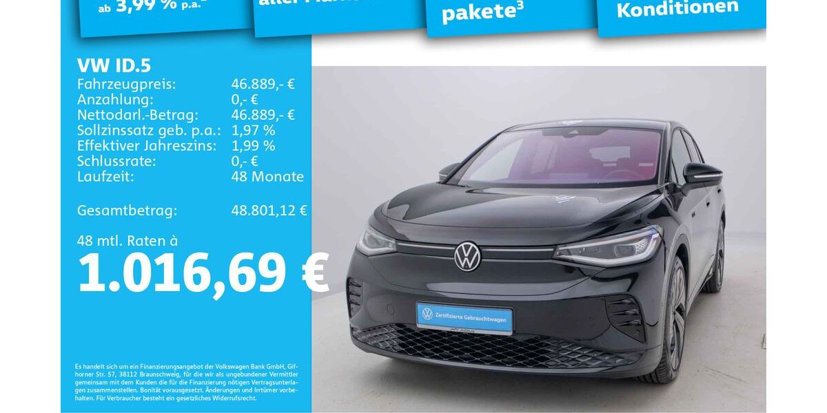 VW ID.5 9.744 km 45.689 € Berlin 13088