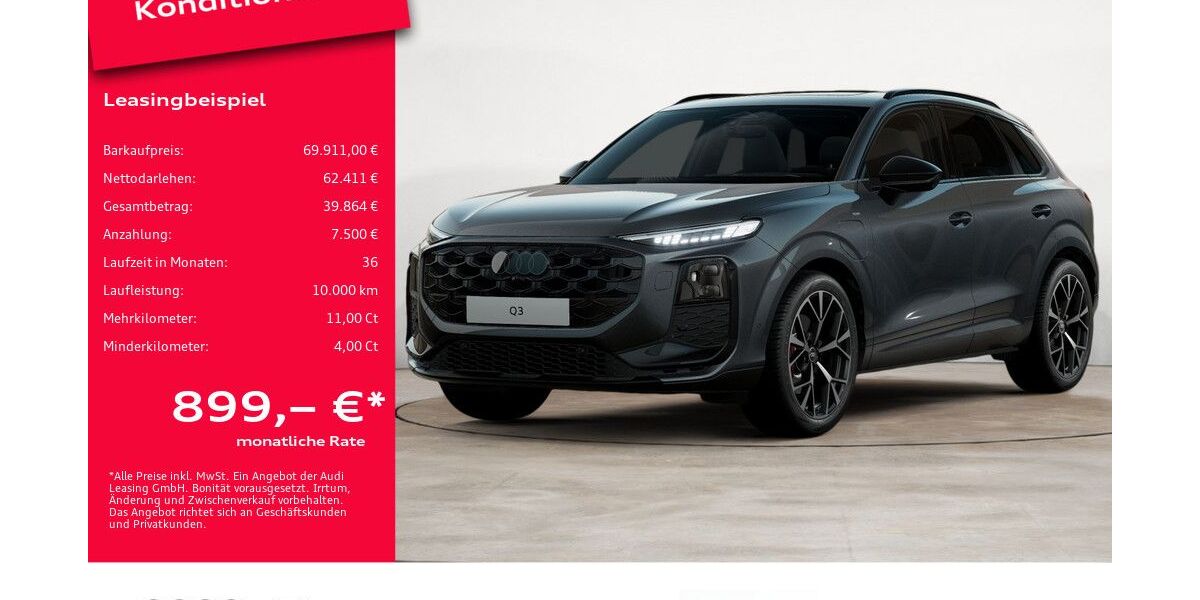 Audi Q3 4.000 km 66.912 € Potsdam 14482