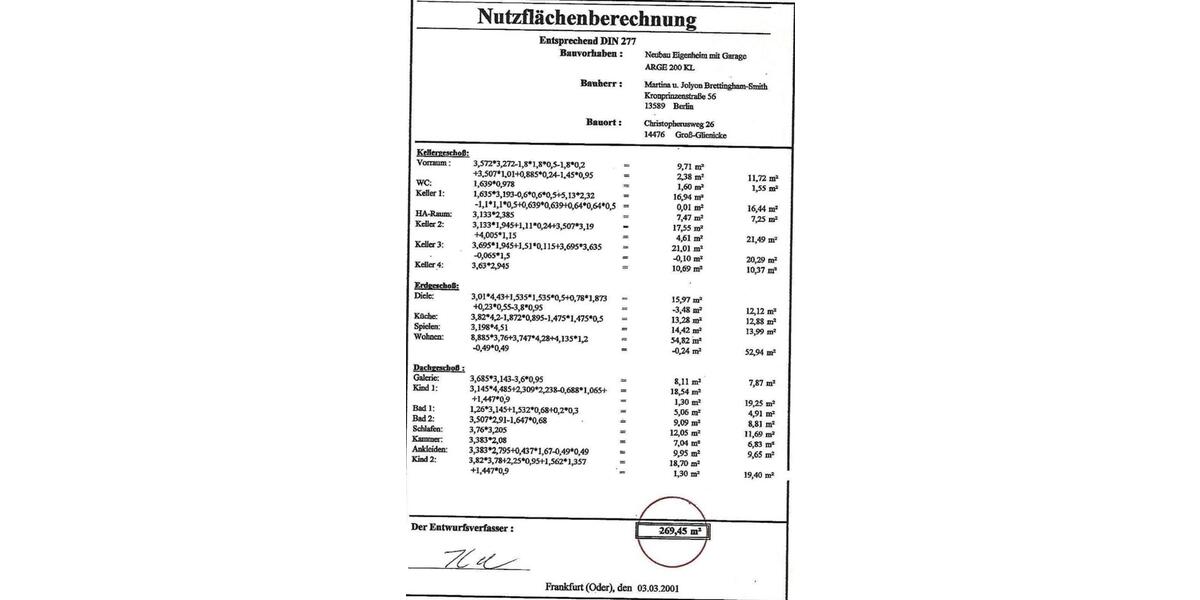 Villa Potsdam Krampnitz - 9 Zimmer, 270 m&sup2;, 1.450.000&euro; | Angebot:26262353