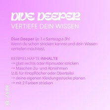 Stricken lernen - Aufbaukurs: Dive Deeper 30.06.2026 S-Bahn Savignyplatz
