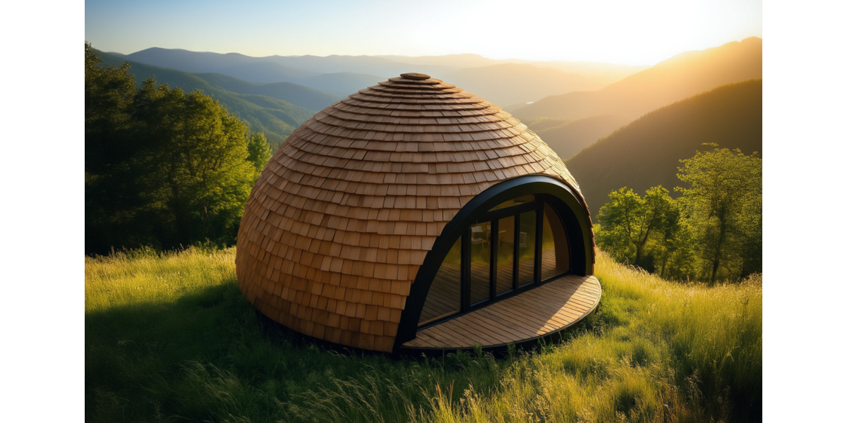 Kuppelhaus StiloHaus Comfort 4 –Ganzjahreshaus 50 m²+18 m²Galerie 2 zimmer