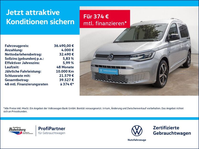 VW Caddy 12.058 km 36.490 € Potsdam 14482