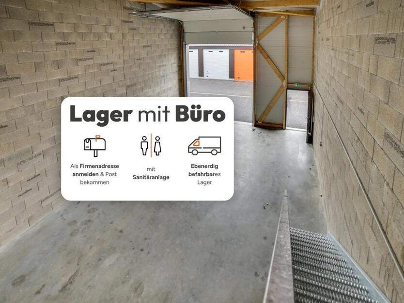 145m² Lager mit Büro | Gewerbefläche mieten in Dahlewitz zimmer