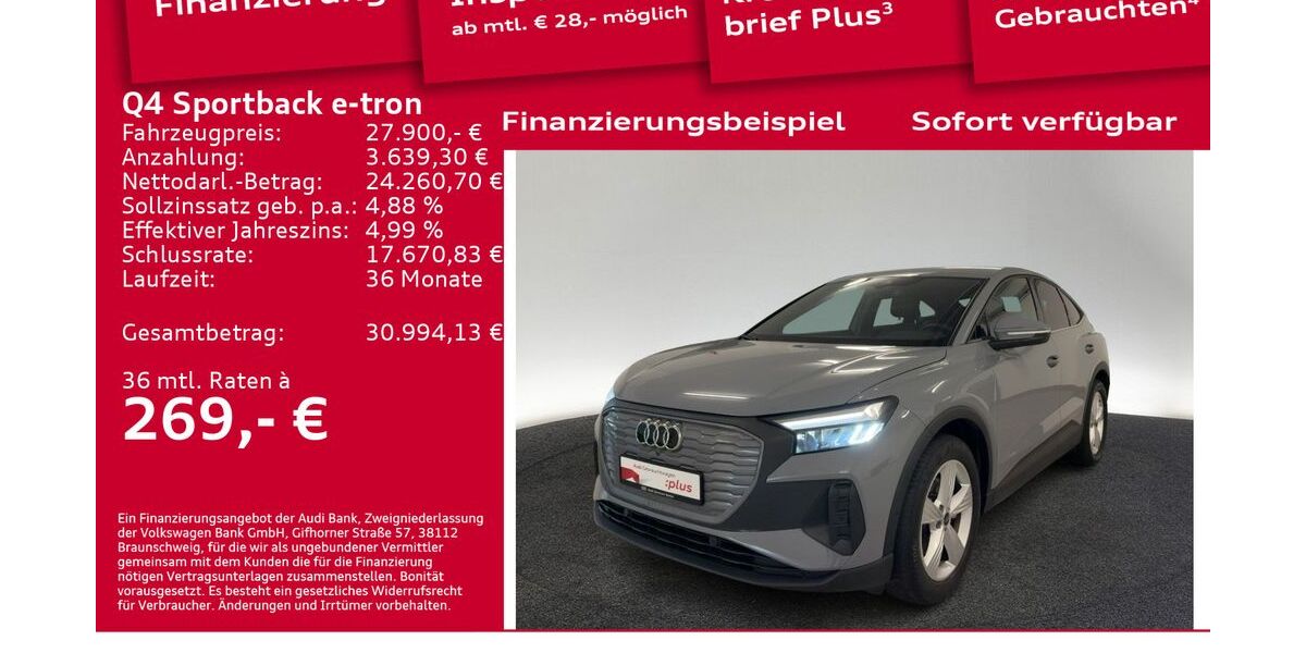 Audi Q4 e-tron 25.450 km 26.900 &euro; Berlin 12489