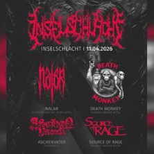 Nalar, Aschenvater, Source of Rage - Death Monkey | Inselschlacht 11.04.2026 Insel Berlin