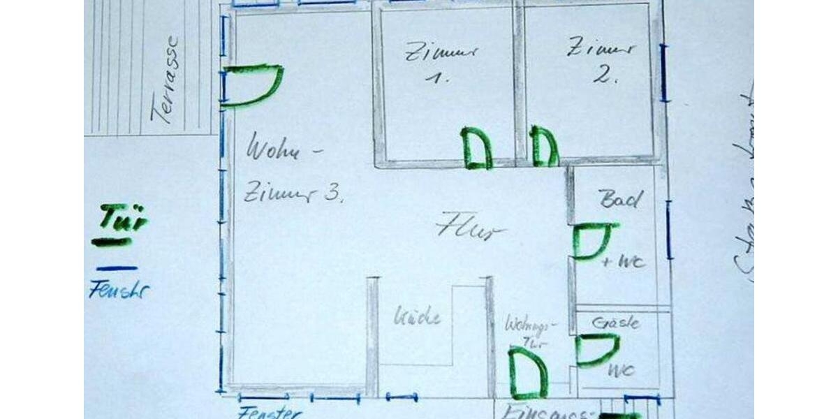 Hochparterre Nuthetal - 3 Zimmer, 125 m&sup2;, 1.990&euro; | Angebot:25749706