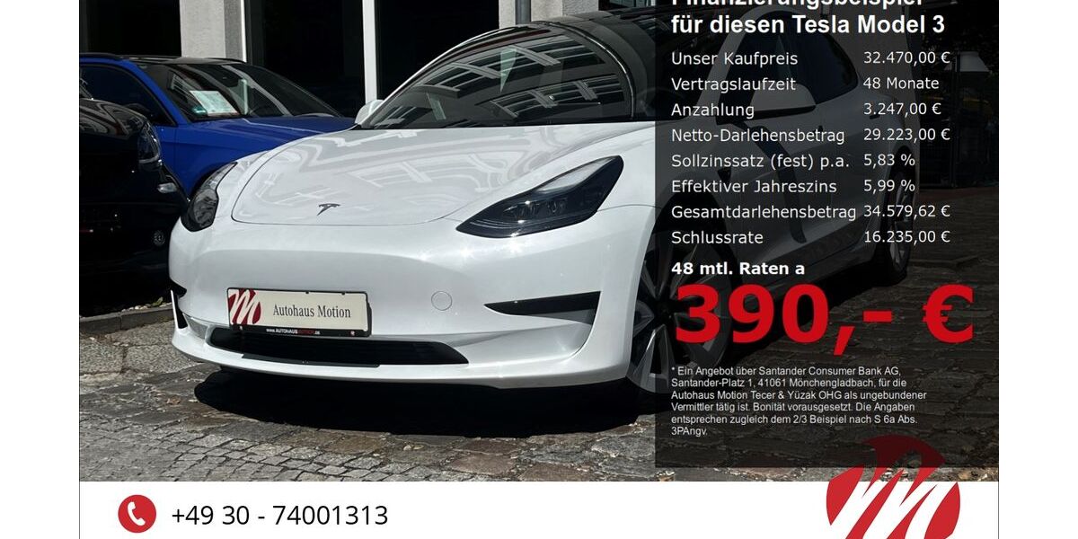 Tesla Model 3 32.400 km 32.470 € Berlin 12305