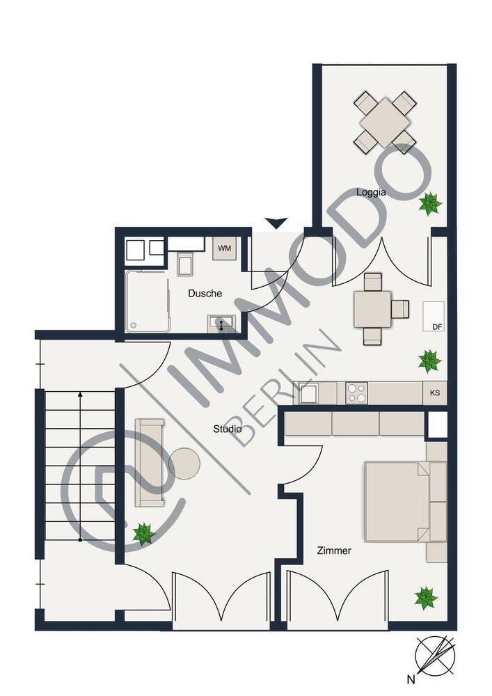 ?? Wohntraum mit Dachterrasse & Loggia - Einzigartige 2-Zimmer Neubau-Whg im Herzen von Berlin-Mitte