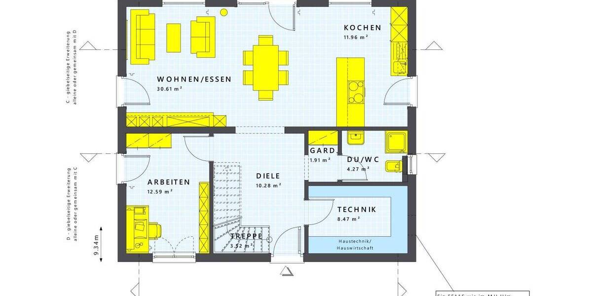 Einfamilienhaus Trebbin Blankensee - 5 Zimmer, 166 m&sup2;, 578.000&euro; | Angebot:26162873