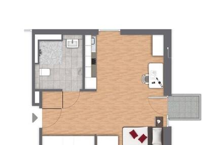 Wohnung Potsdam 35m 1 zimmer