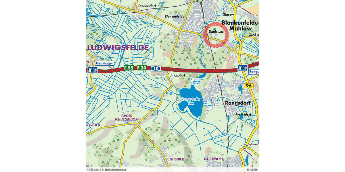 Grundstück Blankenfelde Dahlewitz - 359.000&euro; | Angebot:26554361