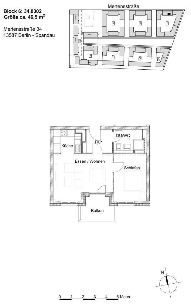 2-Zimmer-Wohnung in Spandau