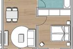 Etagenwohnung Potsdam Berliner Vorstadt - 2 Zimmer, 38 m&sup2;, 249.000&euro; | Angebot:26620215