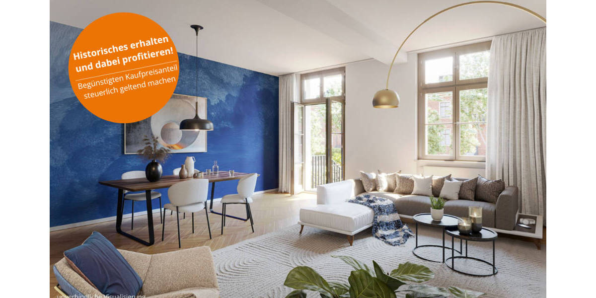 Etagenwohnung Potsdam Krampnitz - 4 Zimmer, 118 m&sup2;, 968.000&euro; | Angebot:25753807