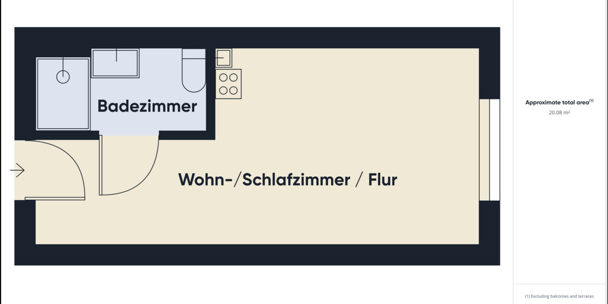 DIE ZIMMEREI | Ab sofort: Möblierte Wohnung im Bornstedter Feld nahe Klinikum | Bigger Bude 1 zimmer