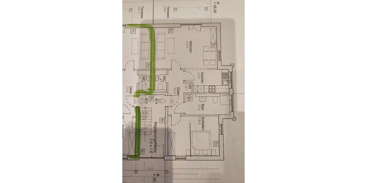 Erdgeschoss Zweiraum-Wohnung in Glindow 2.5 zimmer