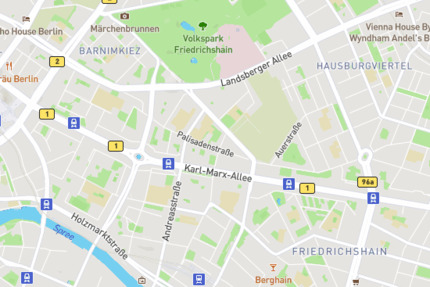 Wohnung Berlin Friedrichshain - 3 Zimmer, 70 m&sup2;, 399.000&euro; | Angebot:25676030