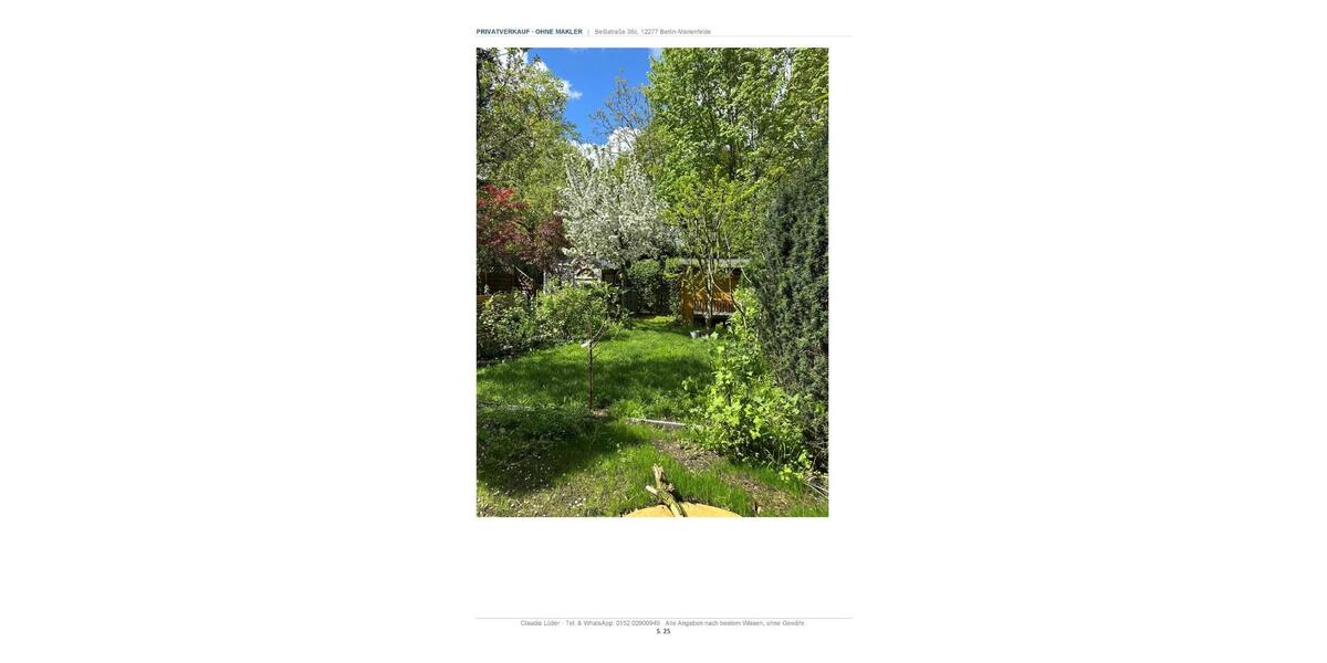 Reihenhaus Berlin Tempelhof-Schöneberg - 3 Zimmer, 70 m&sup2;, 599.000&euro; | Angebot:26697490