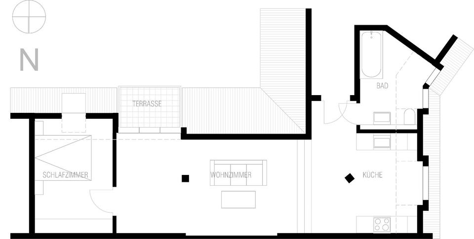 Dachgeschoßwohnung Berlin Neukölln - 2 Zimmer, 43 m&sup2;, 249.500&euro; | Angebot:26355361