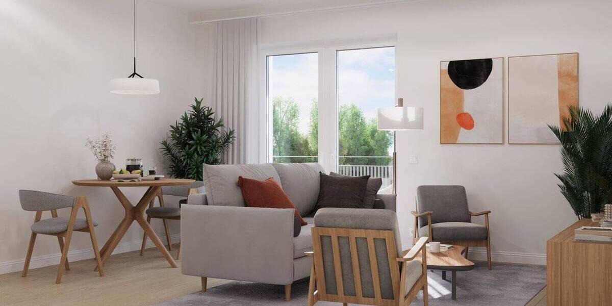 Etagenwohnung Falkensee - 2 Zimmer, 50 m&sup2;, 376.450&euro; | Angebot:26308730