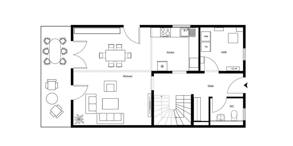 Doppelhaushälfte Ludwigsfelde - 5 Zimmer, 144 m&sup2;, 2.479&euro; | Angebot:24663188