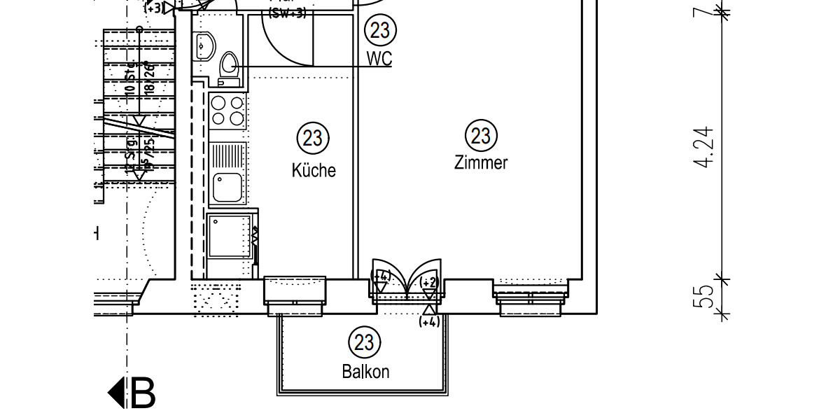 Erstbezug nach Sanierung 1 zimmer