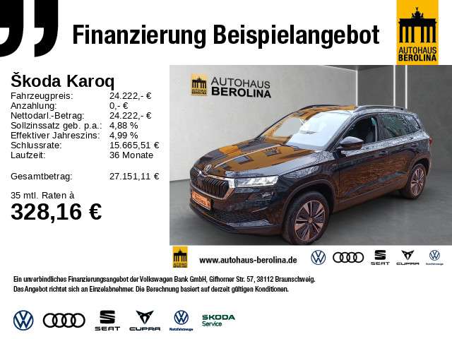 Skoda Karoq 86.975 km 24.222 &euro; Berlin 10709
