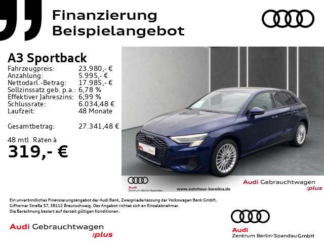 Audi A3 66.181 km 23.980 € Berlin 13581