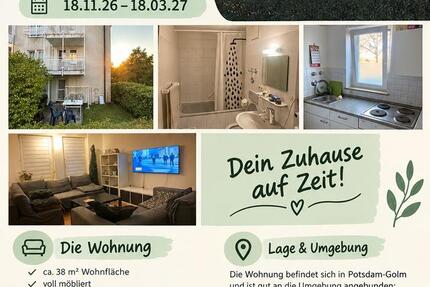 Wohnung Potsdam Krampnitz - 1 Zimmer, 38 m&sup2;, 900&euro; | Angebot:27641385