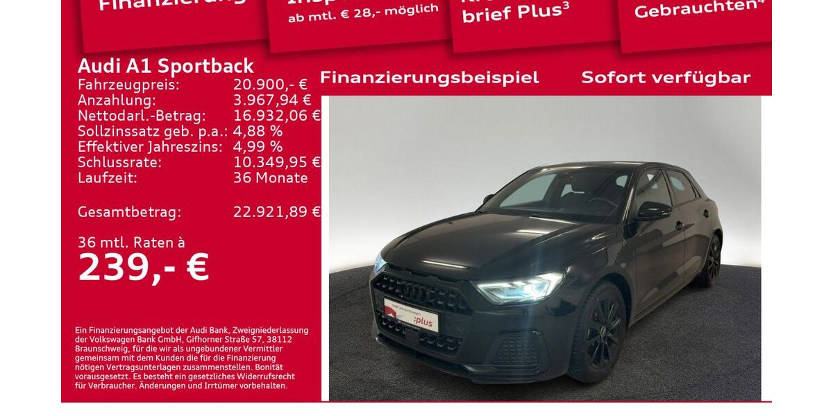 Audi A1 39.560 km 20.900 &euro; Berlin 12489