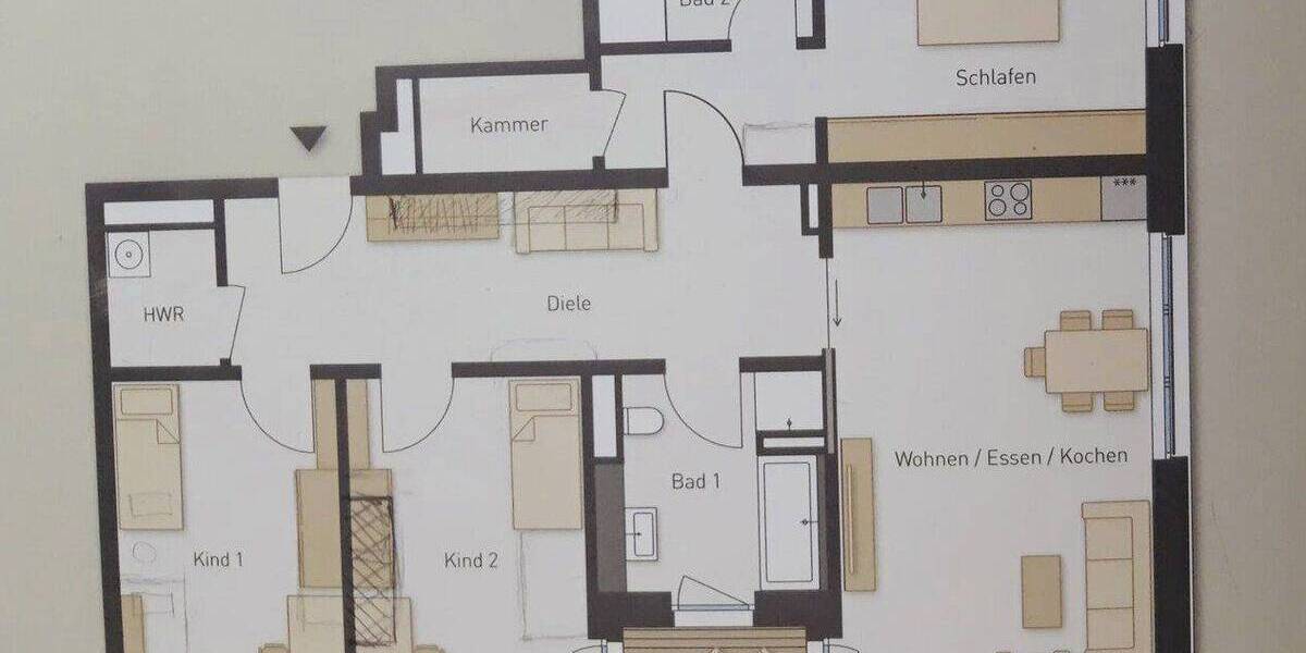 Etagenwohnung Berlin Schmargendorf - 4 Zimmer, 120 m&sup2;, 910.000&euro; | Angebot:26908800