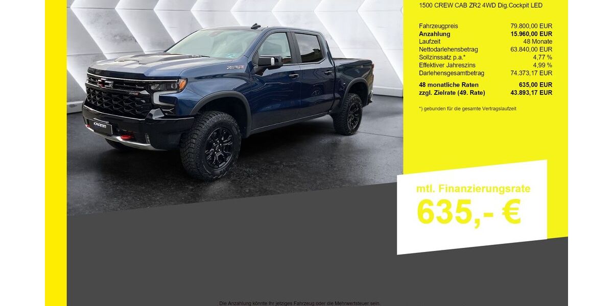 Chevrolet Silverado 11.360 km 79.800 &euro; Berlin-Französisch Buchholz 13127
