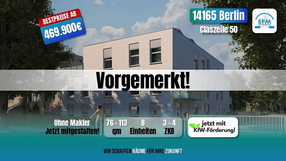 Etagenwohnung Berlin Zehlendorf - 3 Zimmer, 499.900&euro; | Angebot:26359359