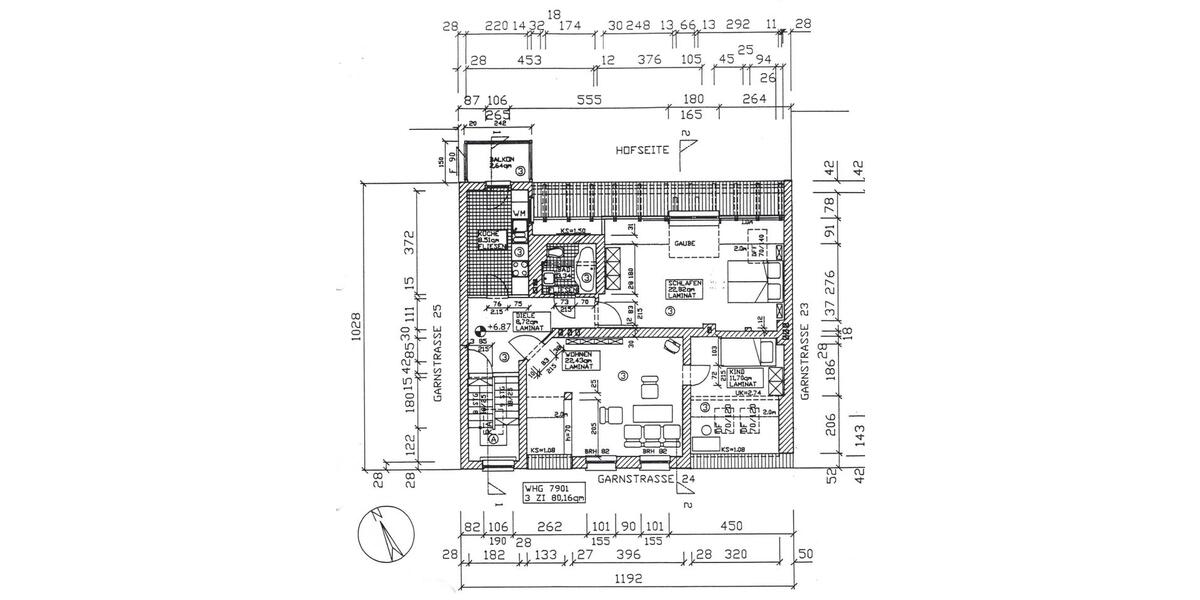 Dachgeschoßwohnung Potsdam - 3 Zimmer, 80 m&sup2;, 430.000&euro; | Angebot:26913610